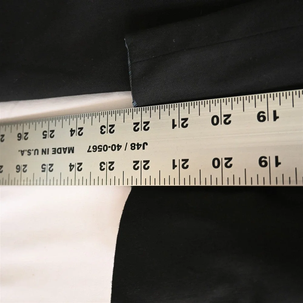 Synrgy 56R Black Stretch Peak Lapel Mens Blazer Suit Jacket Sport‎ Coat